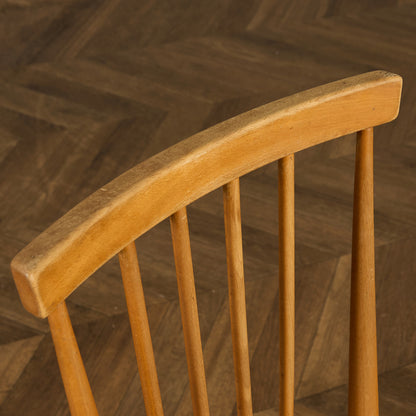 ヴィンテージ スティックバック ハイバックチェア