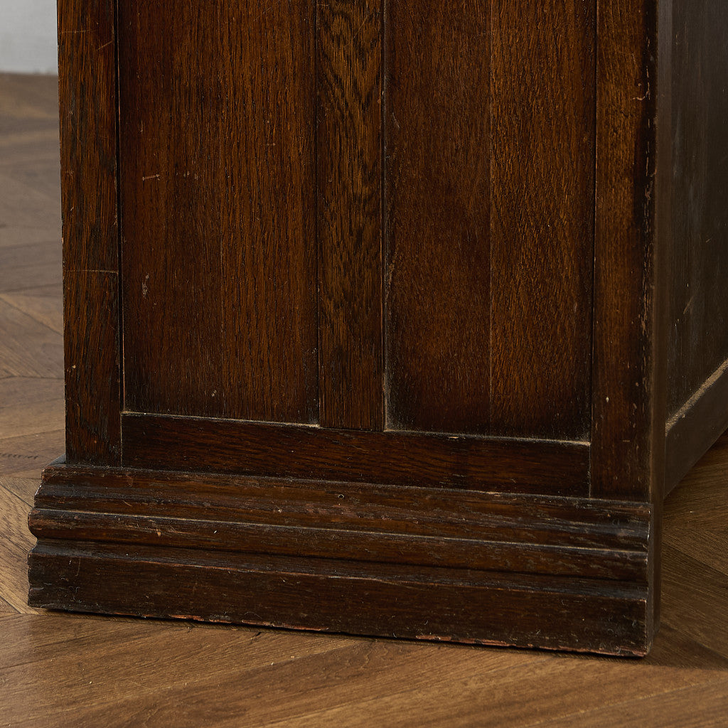 英国 クラシック オーク材 ブランケットボックス