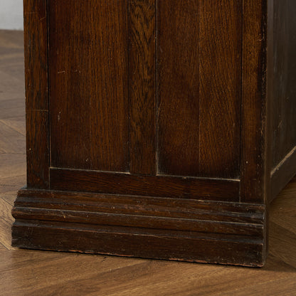 英国 クラシック オーク材 ブランケットボックス