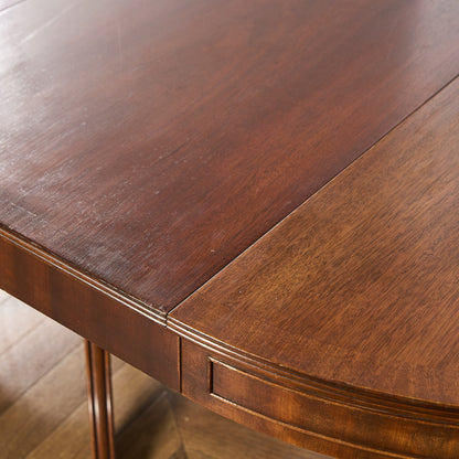 英国 クラシック エクステンション ラウンド ロング ダイニングテーブル