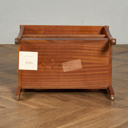 英国 ヴィンテージ マガジンラック サイドテーブル #91699