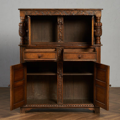 英国クラシック コートカップボード #87044