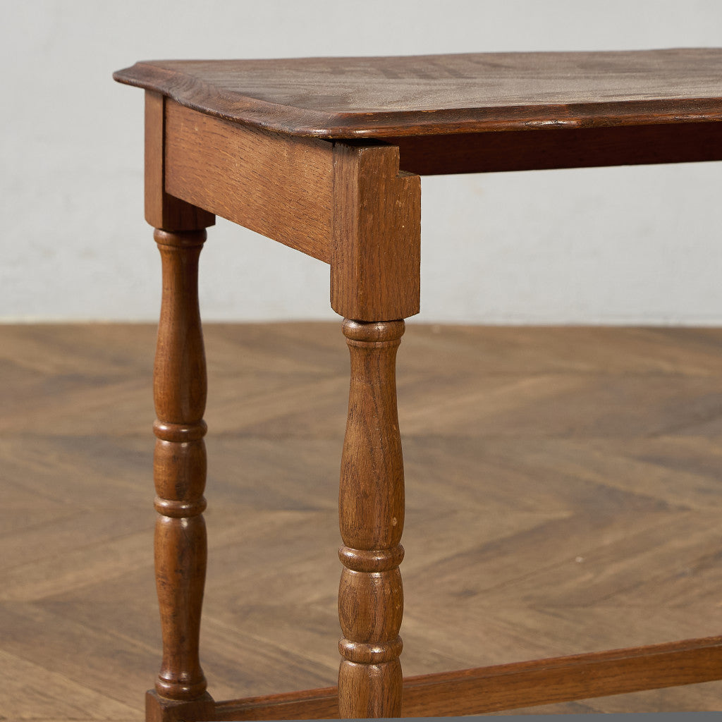 英国 クラシック オーク材 ネストテーブル サイドテーブル