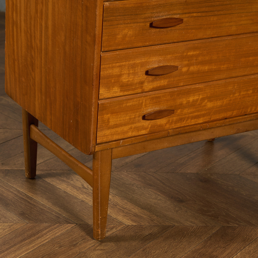 英国 ヴィンテージ 蛇腹扉 ライティングビューロー