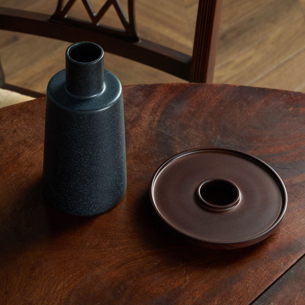 hanauke フラワーベース / BLACK