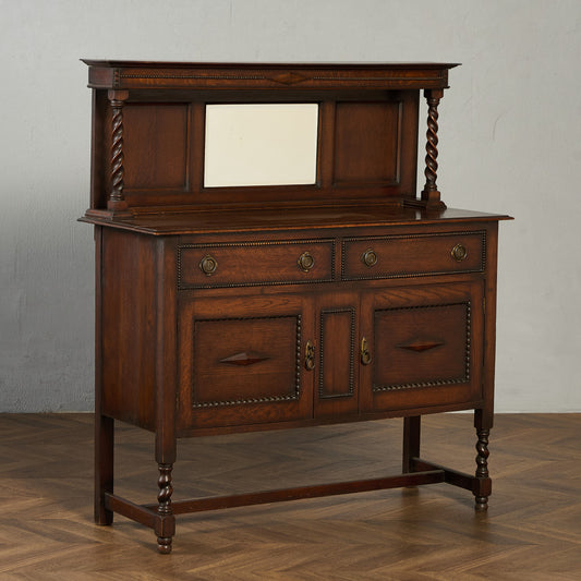 英国 クラシック ミラーバック サイドボード