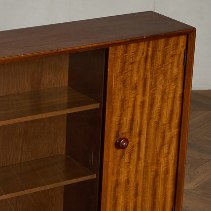 ヴィンテージ ガラス キャビネット 本棚