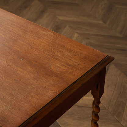 英国 クラシック バーリーシュガー ツイストレッグ サイドテーブル