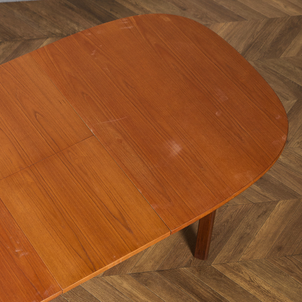 ヴィンテージ エクステンション オーバル ロング ダイニングテーブル