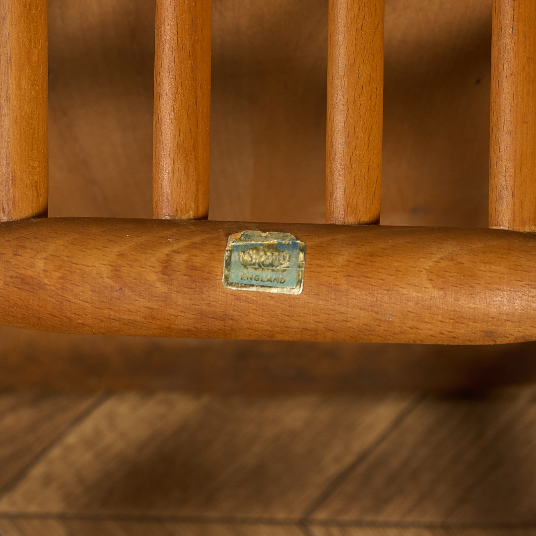 ヴィンテージ スティックバック ハイバックチェア ブルーラベル