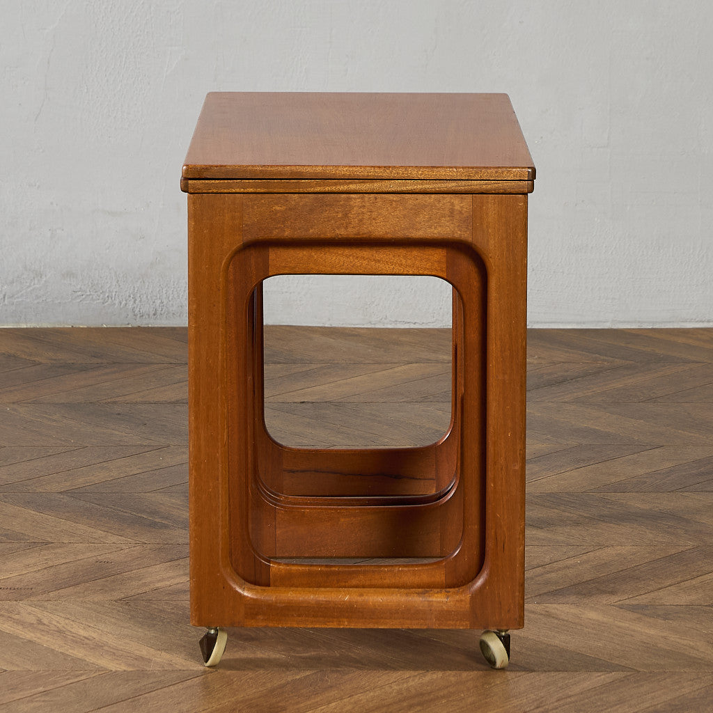 ヴィンテージ 拡張 天板付き ネストコーヒーテーブル