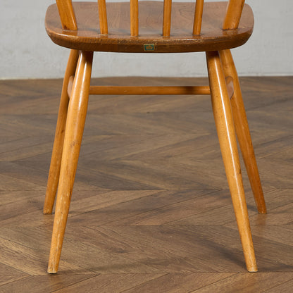 ヴィンテージ 4本 スポーク フープバックチェア ブルーラベル