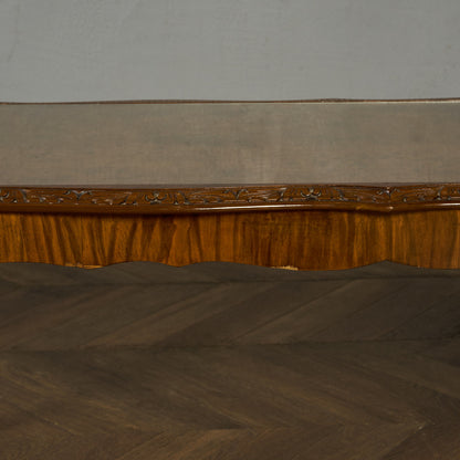 英国 クラシック ガラストップ センターテーブル #86977