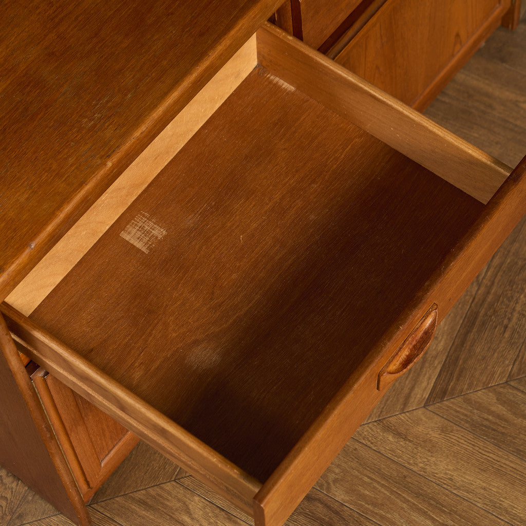 ヴィンテージ ウォールユニット ビューローブックケース