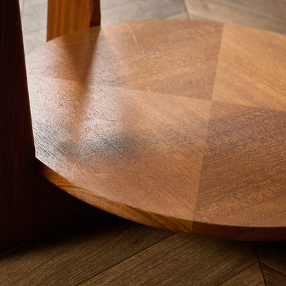 英国 ヴィンテージ ガラストップ コーヒーテーブル