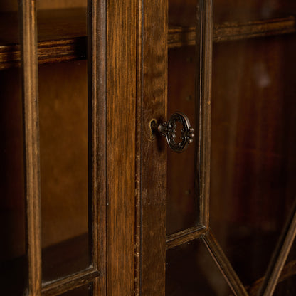 英国 クラシック エドワーディアン 様式 ブックケース カップボード