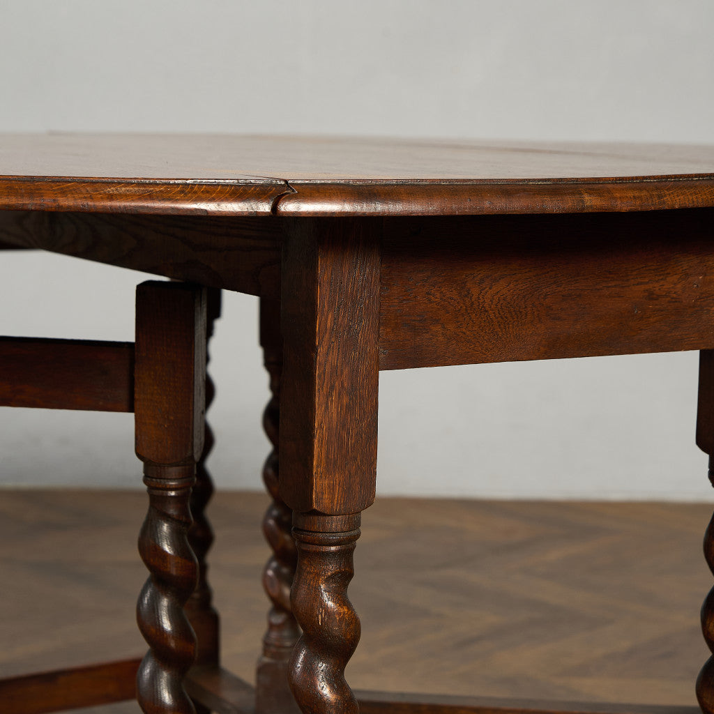 英国 クラシック ドロップリーフ ゲートレッグテーブル #91795
