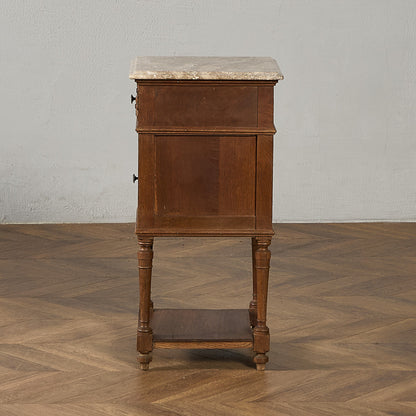 英国 クラシック 大理石 サイドキャビネット #96619