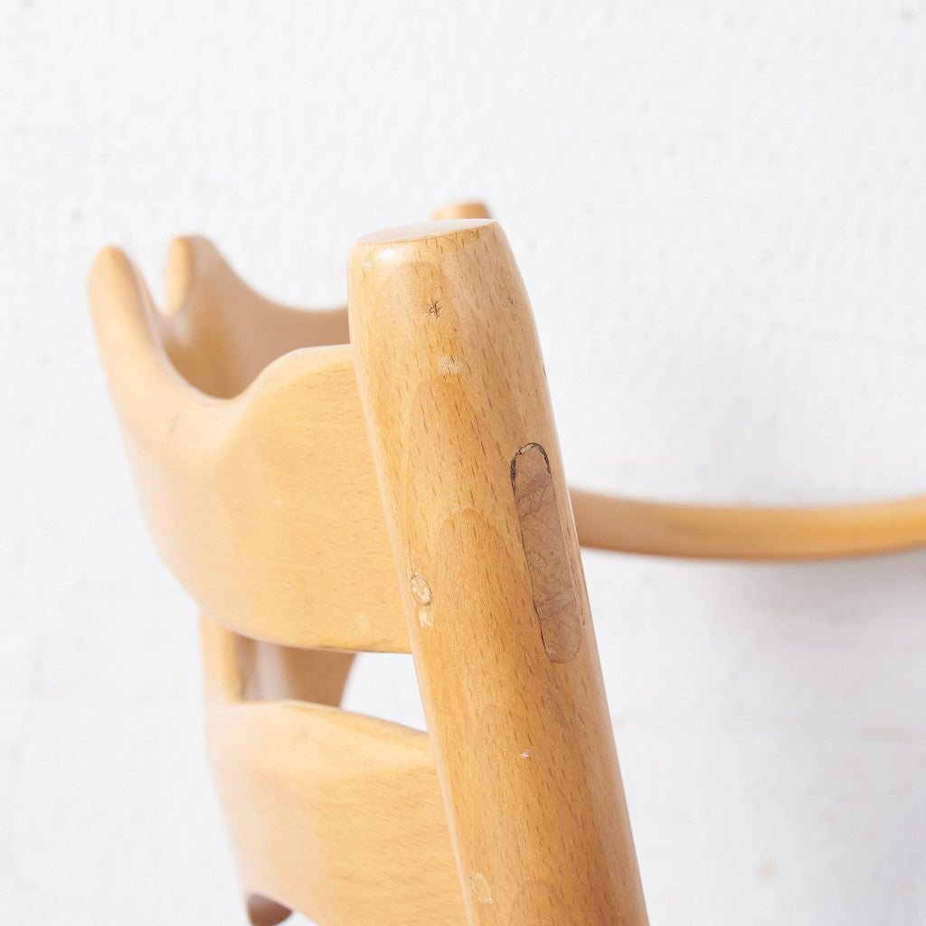 61140][アーコール ERCOL]ラダーバック カウホーンチェア (493