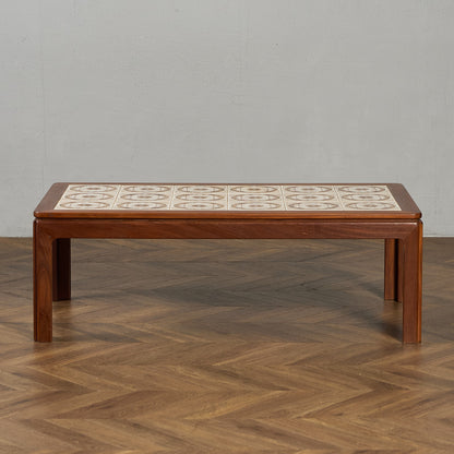 タイルトップ コーヒーテーブル