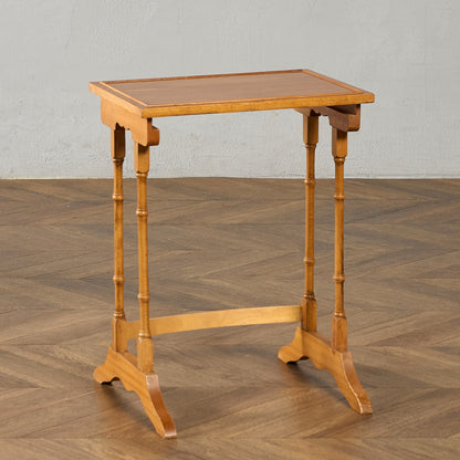 英国 クラシック イチイ ネストテーブル #95461