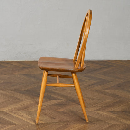 ヴィンテージ 4本 スポーク フープバックチェア ブルーラベル