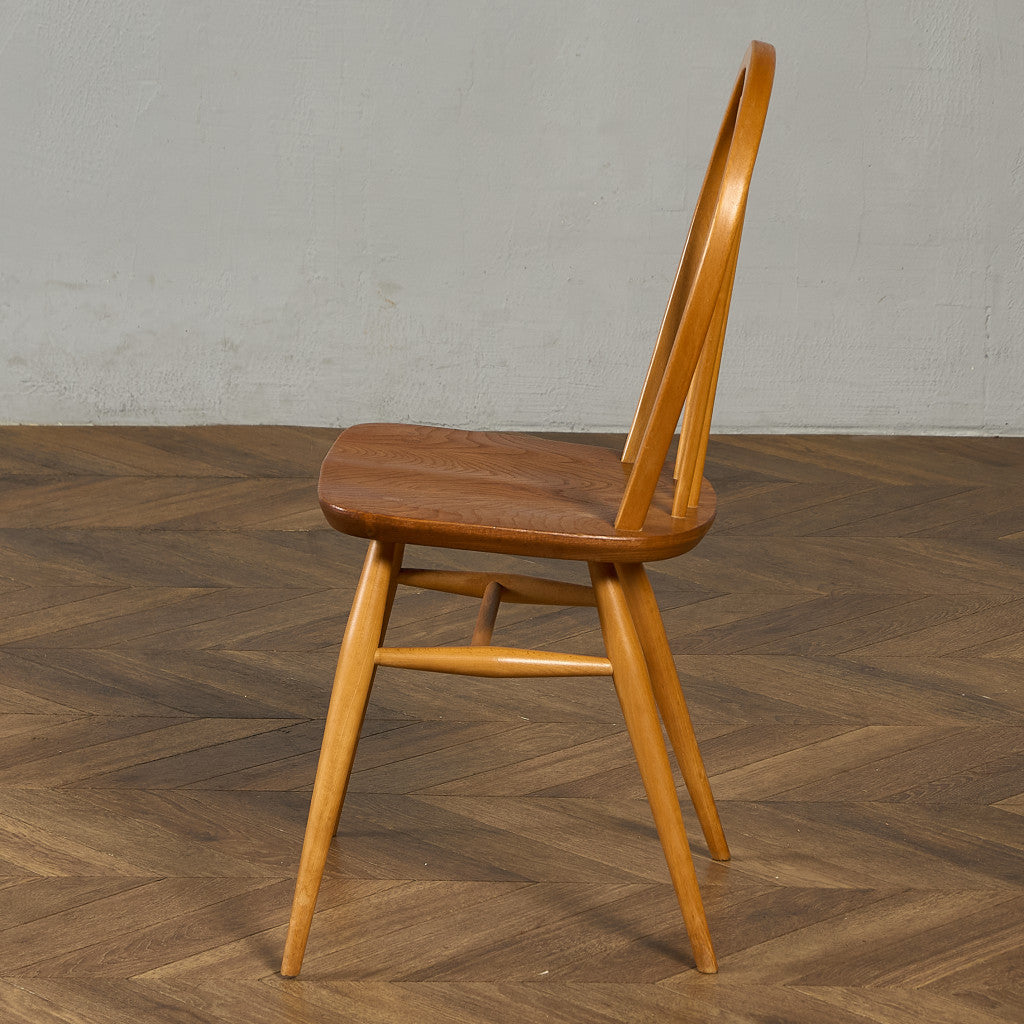 アーコール ERCOL ヴィンテージ 4本 スポーク フープバックチェア ラウンドゴールドラベル #89772