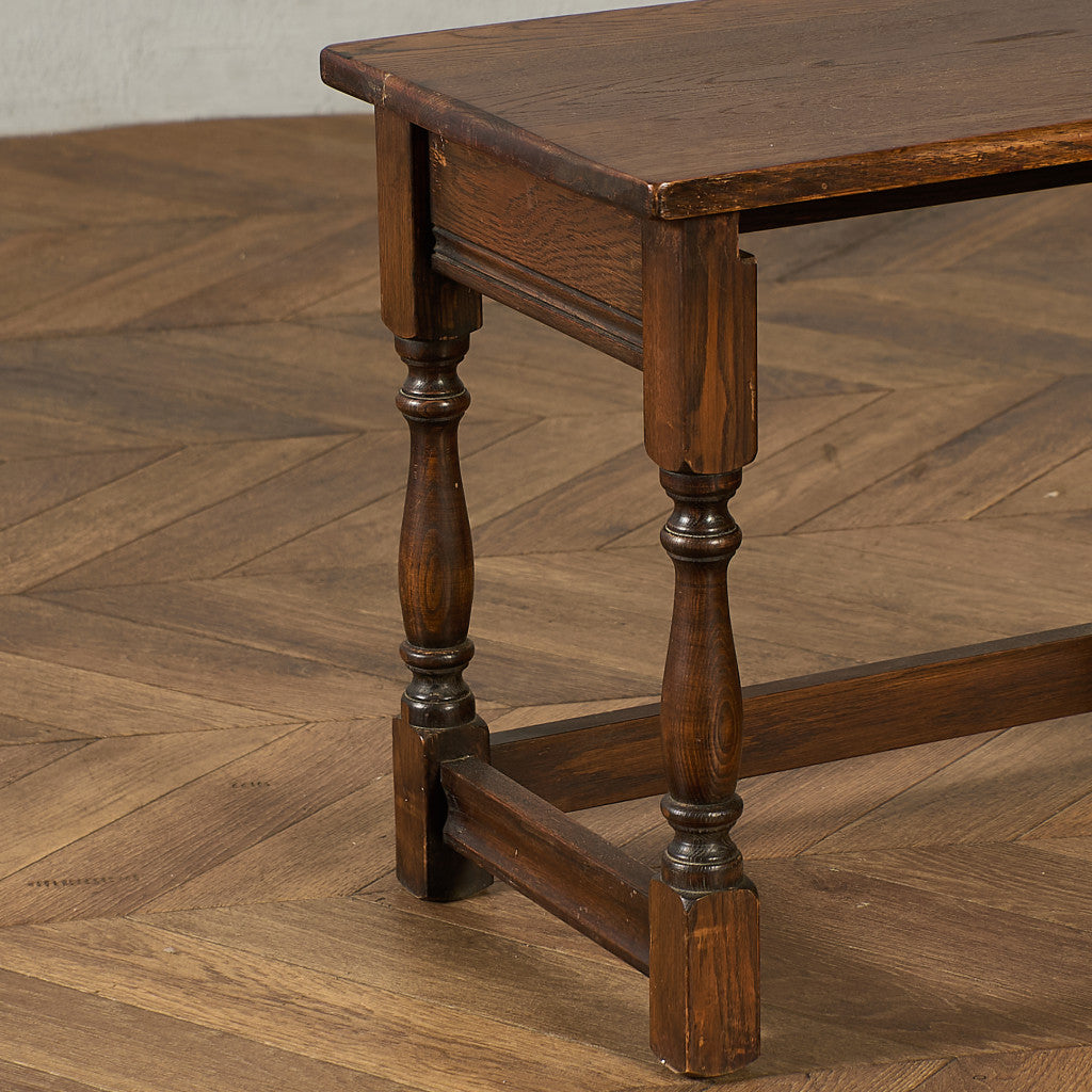 英国 クラシック オーク材 ネストテーブル