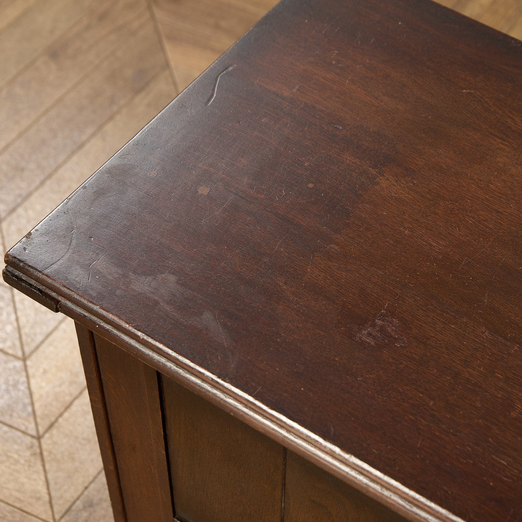 英国 クラシック オーク材 ブランケットボックス