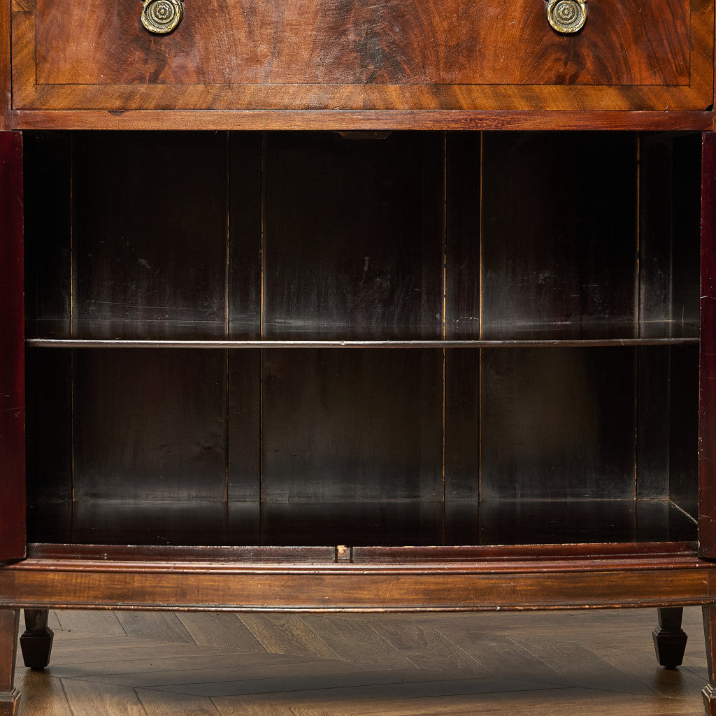 英国 アンティーク ビューロー ブックケース