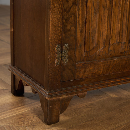 英国 クラシック オーク材 ブックケース