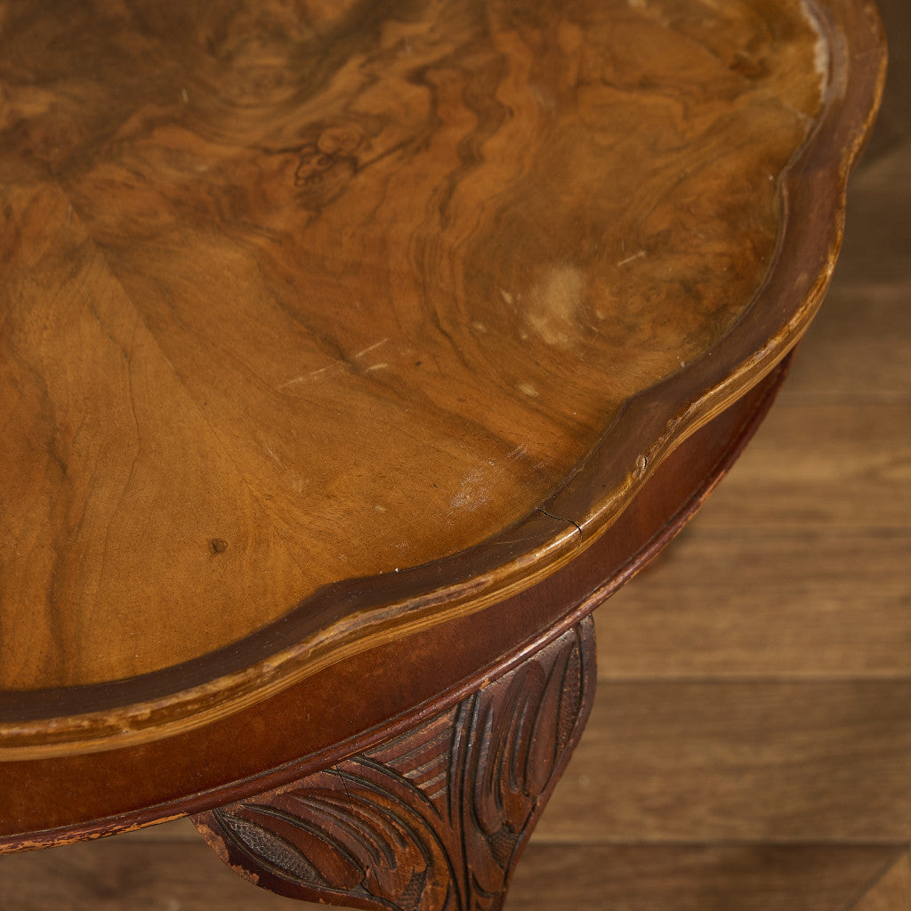 英国 クラシック クイーンアン様式 ラウンド センターテーブル ローテーブル