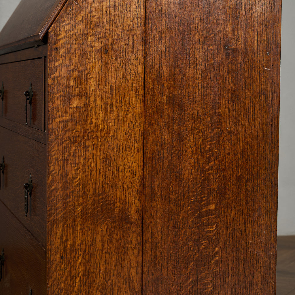 英国 クラシック ビューロー ブックケース デスク