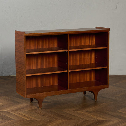 ヴィンテージ ナロー オープン ブックケース