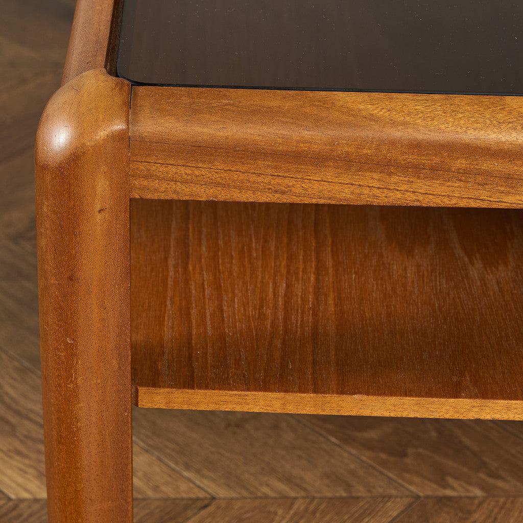 メイヤー myer ヴィンテージ スモーク ガラストップ コーヒーテーブル #91640