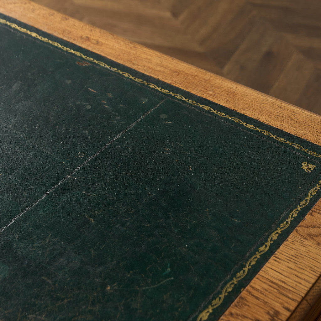 英国 クラシック 両袖デスク