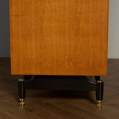 Chinese white ヴィンテージ 3ドア ワードローブ 初期ゴールドラベル