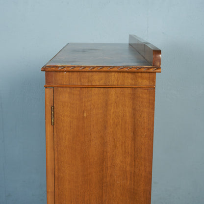 英国クラシック ウォールナット材 ブックケース / 食器棚