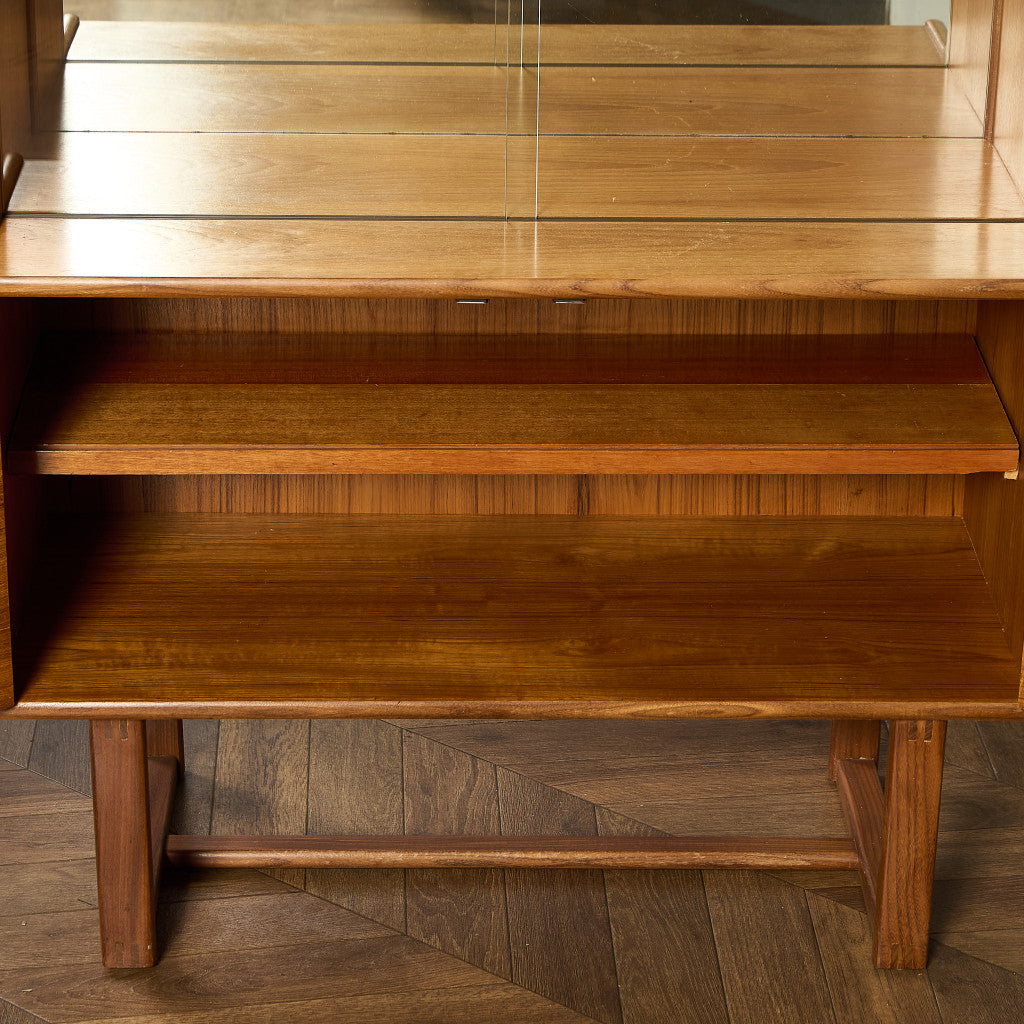 ヴィンテージ ガラスキャビネット