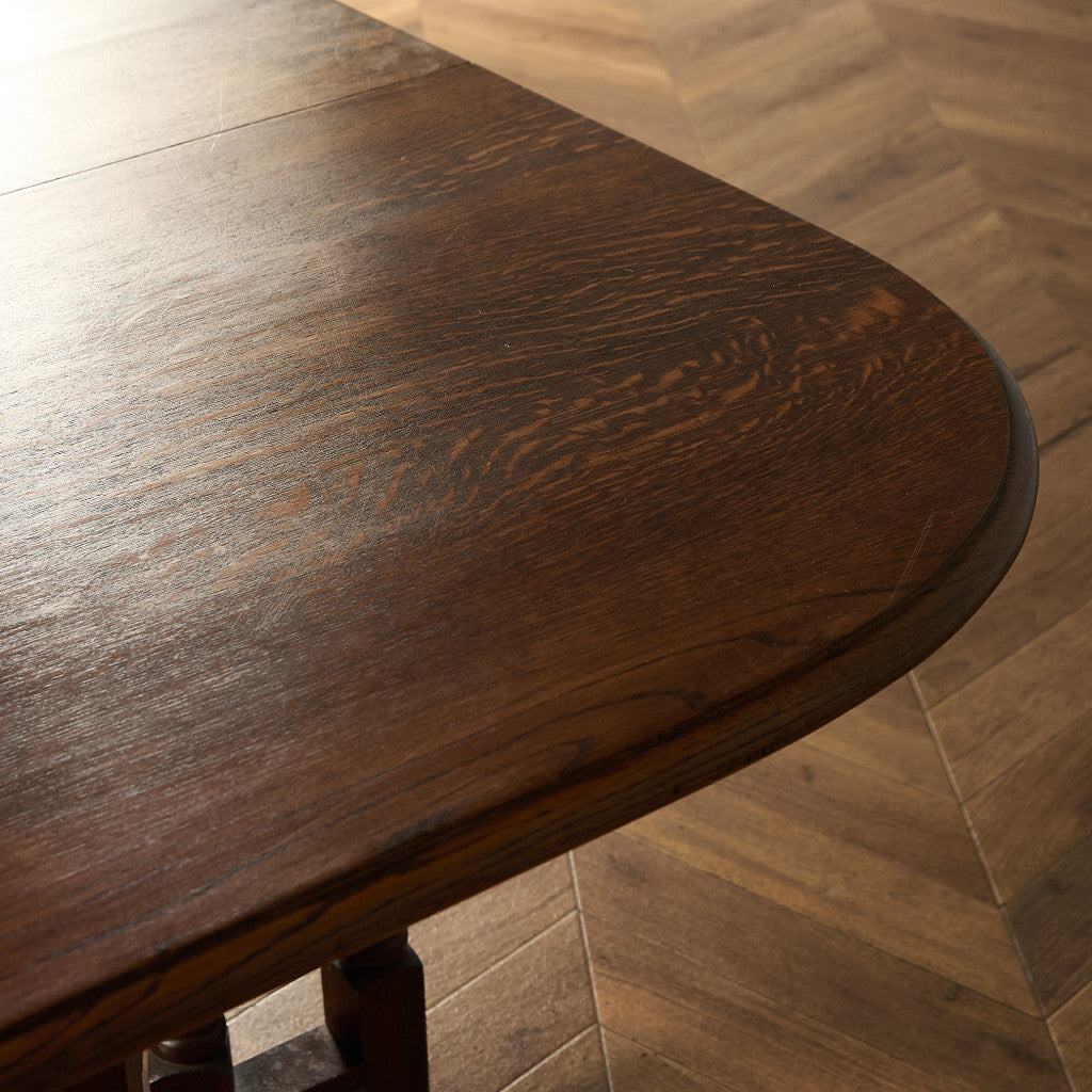 英国 クラシック ドロップリーフ ゲートレッグテーブル