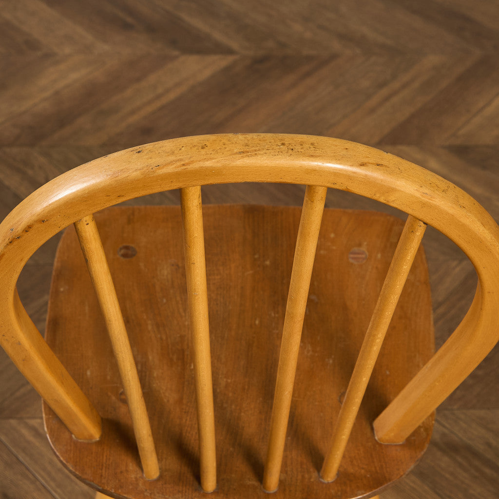 ヴィンテージ 4本 スポーク フープバックチェア