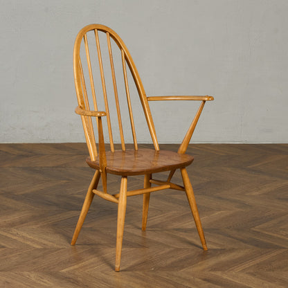 アーコール ERCOL ヴィンテージ クエーカー アームチェア ネイビーブルーラベル #89764