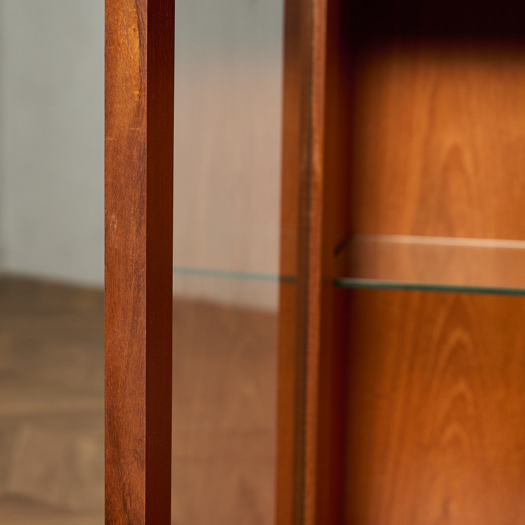 Fresco ガラス ブックケース カスタム アイアン ヘアピンレッグ