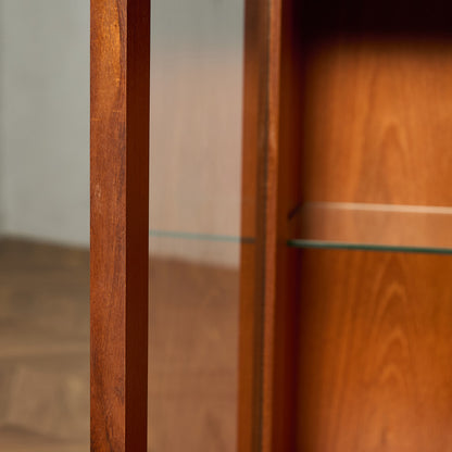 Fresco ガラス ブックケース カスタム アイアン ヘアピンレッグ