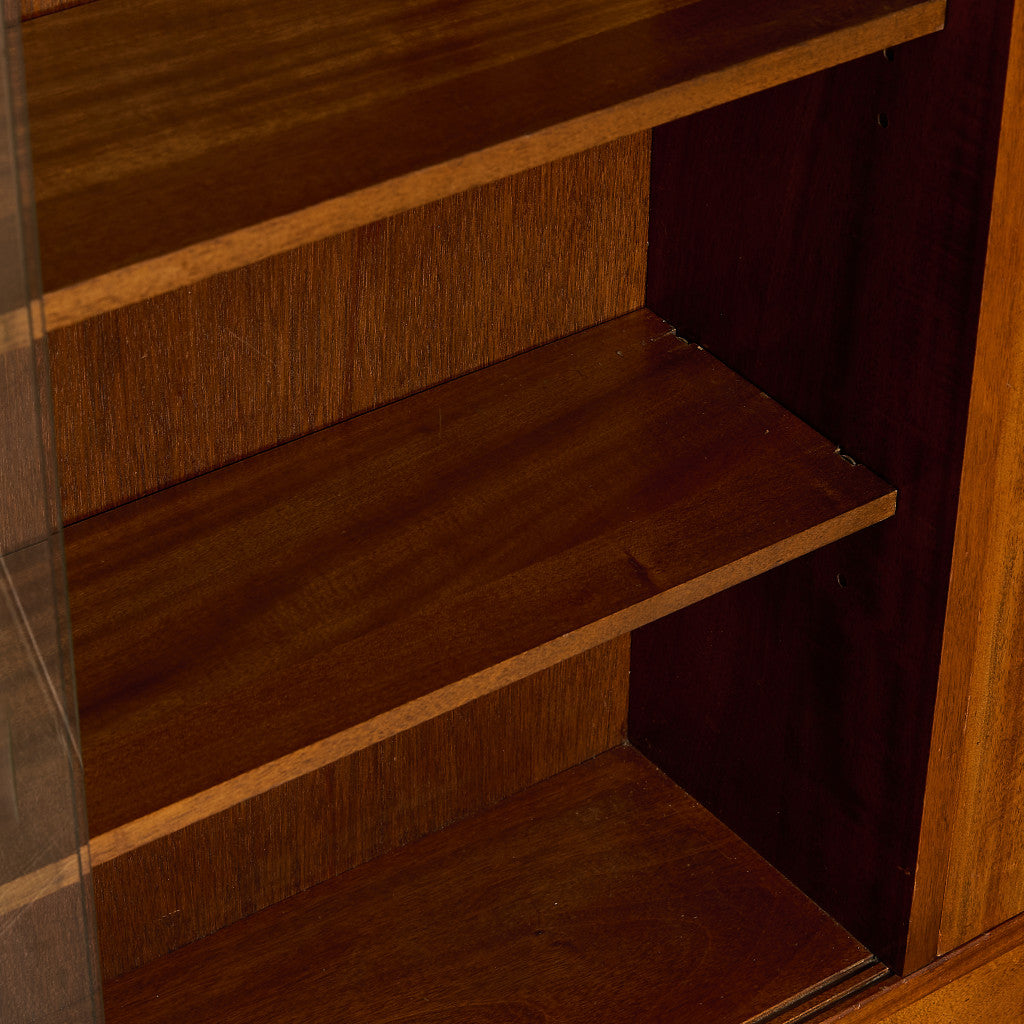 ヴィンテージ ガラス キャビネット 本棚