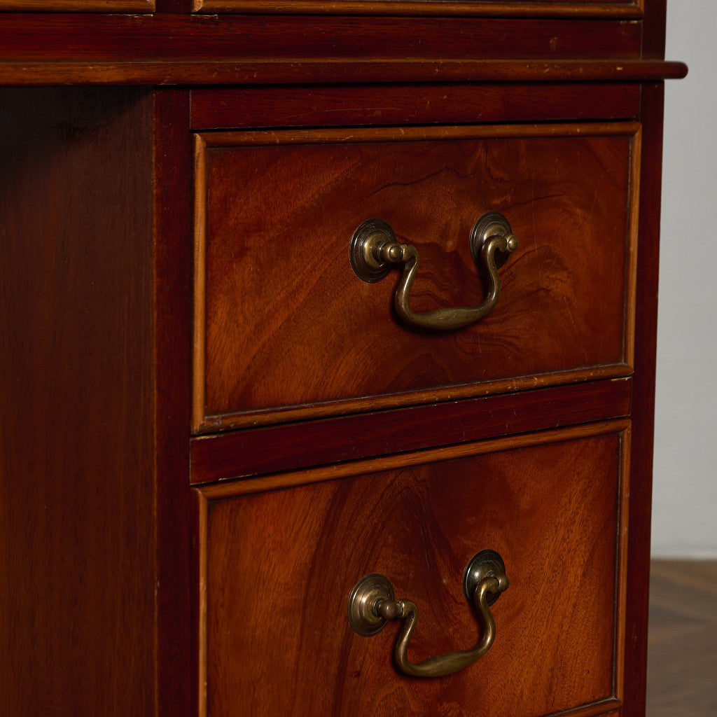 英国 クラシック 両袖 デスク