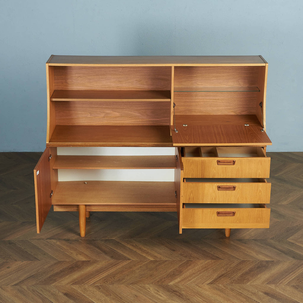 英国ヴィンテージ ハイサイドボード / ハイボード