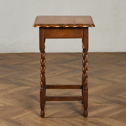 英国 クラシック バーリーシュガーツイスト サイドテーブル