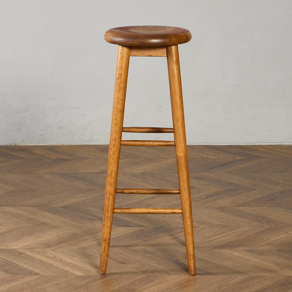 イギリス ヴィンテージ ハイ スツール