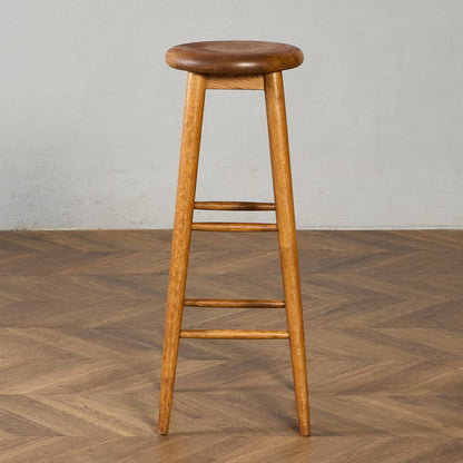 イギリス ヴィンテージ ハイ スツール